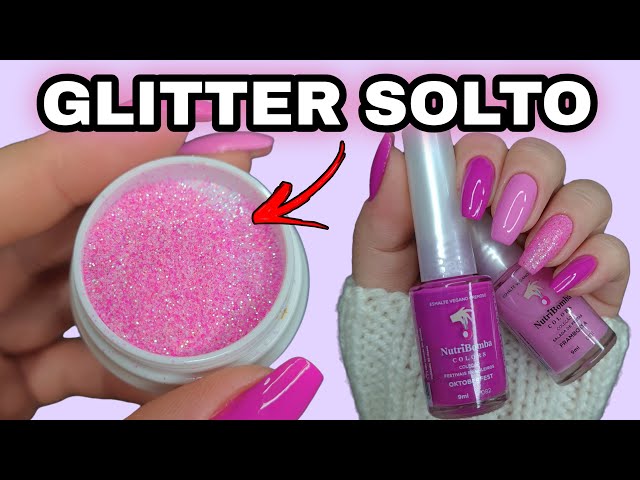Como Fazer Unha Decorada Com Glitter
