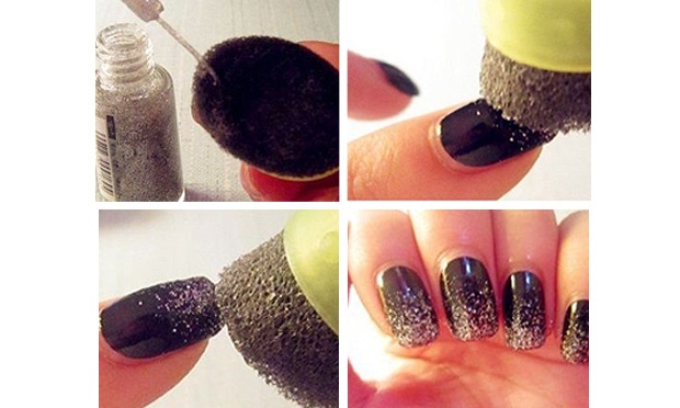 Como Fazer Unha Decorada Com Esponja