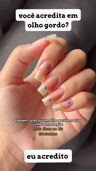 Unha Decorada Olho Gordo