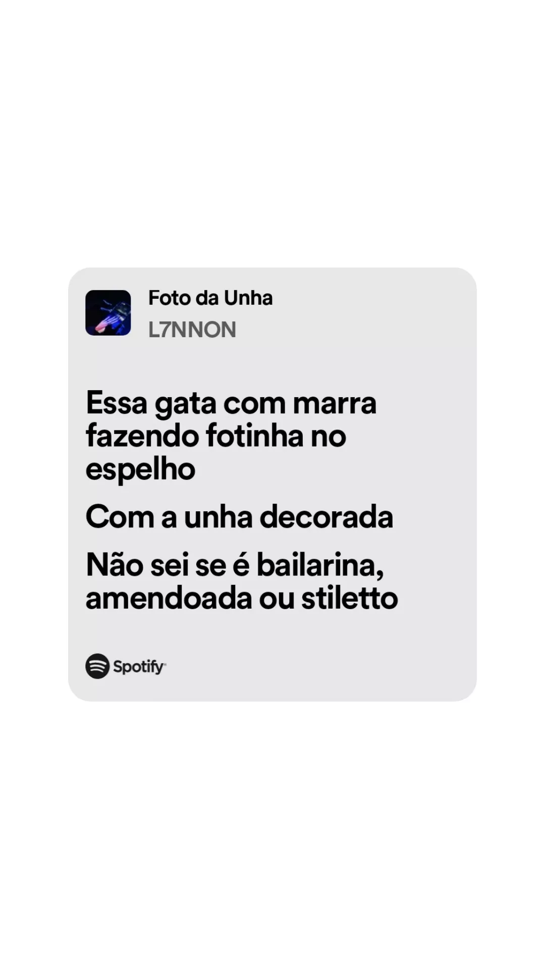 Letra Da Musica Unha Decorada