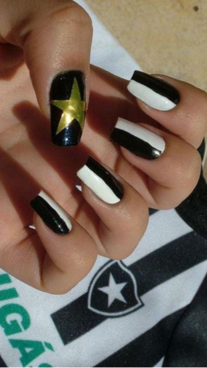 unha decorada botafogo