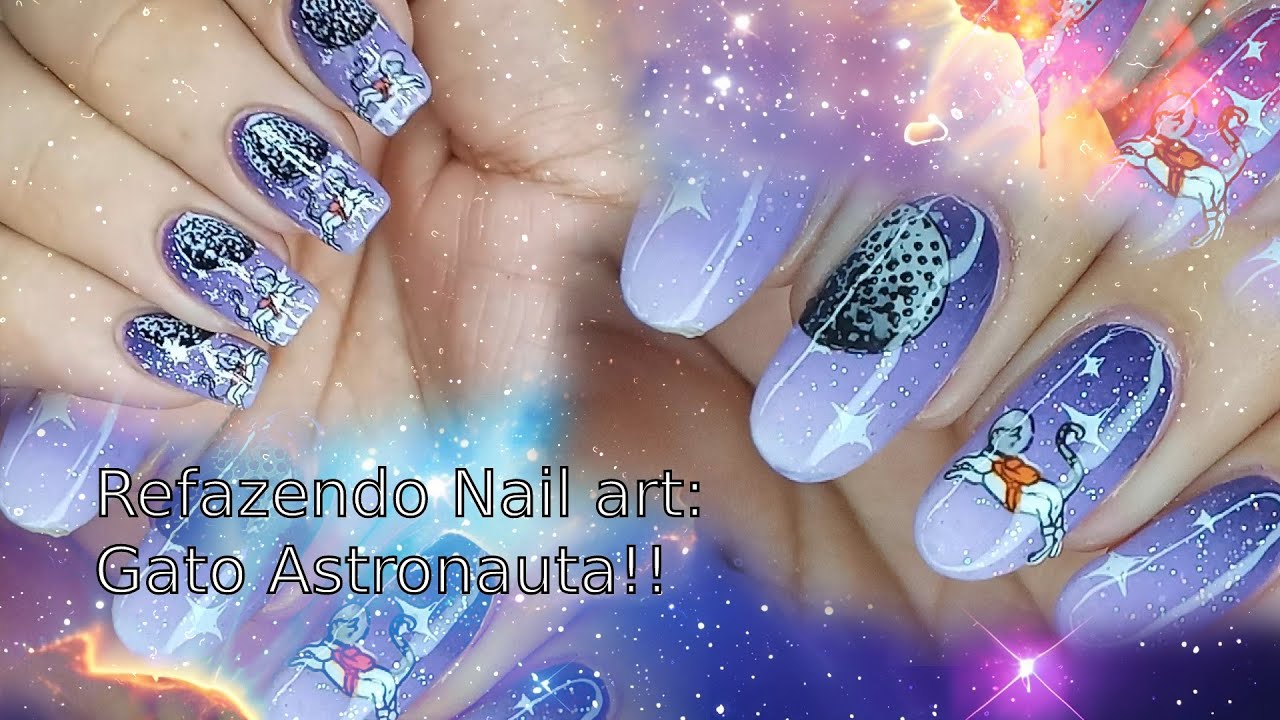 Astronaut Nail Art