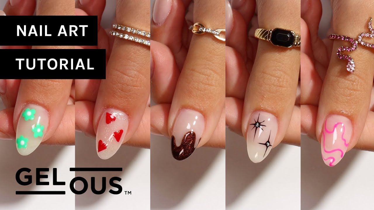 simple gel nail art