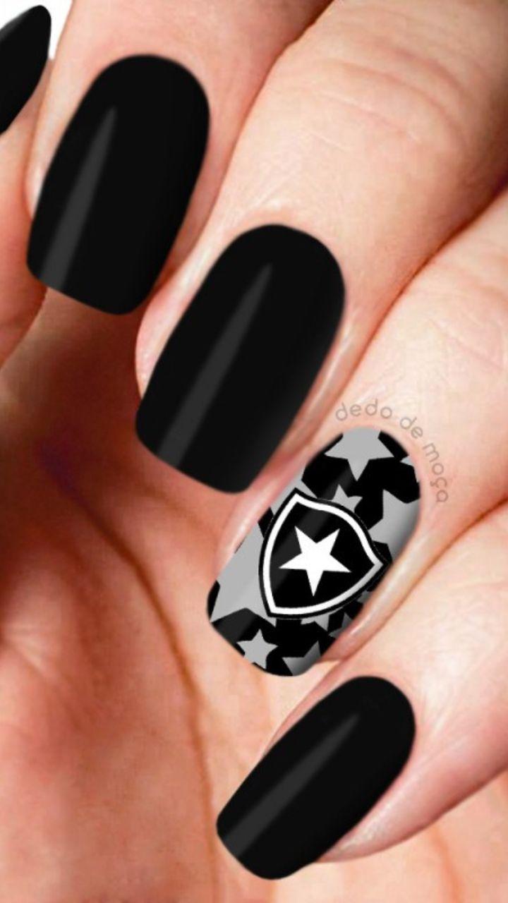 unha decorada botafogo