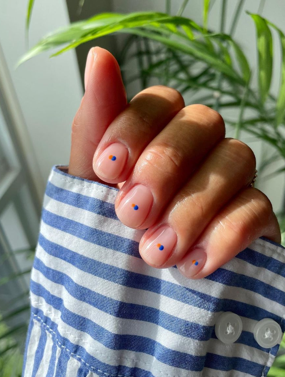 simple gel nail art