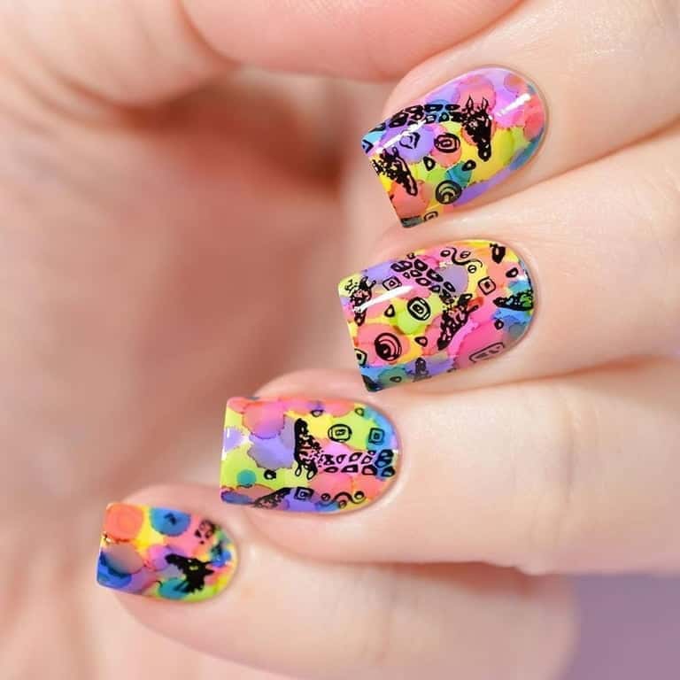 Theme Nail Art Safari