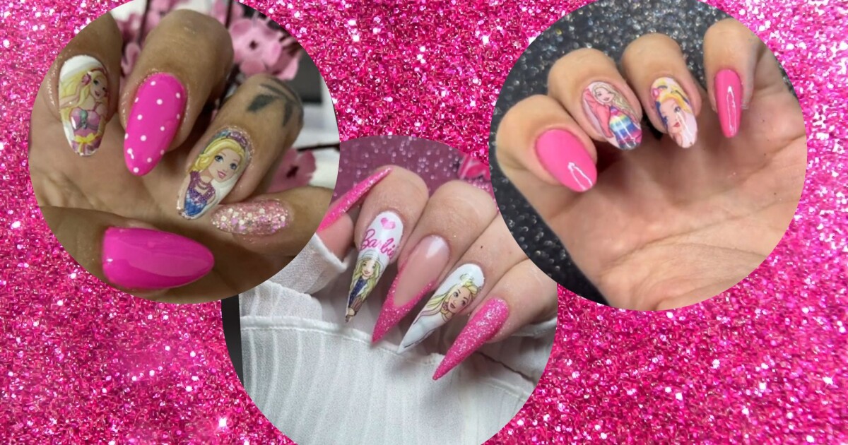 unha decorada barbie