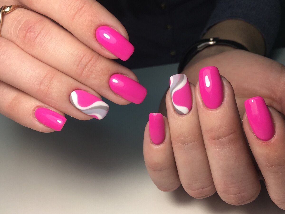 Unha Decorada Rosa 2023