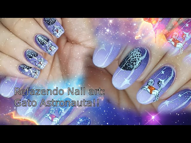 Astronaut Nail Art