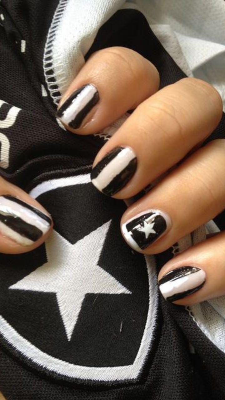 unha decorada botafogo