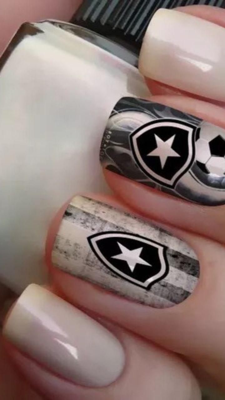 unha decorada botafogo