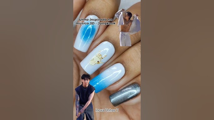 com a unha decorada musica