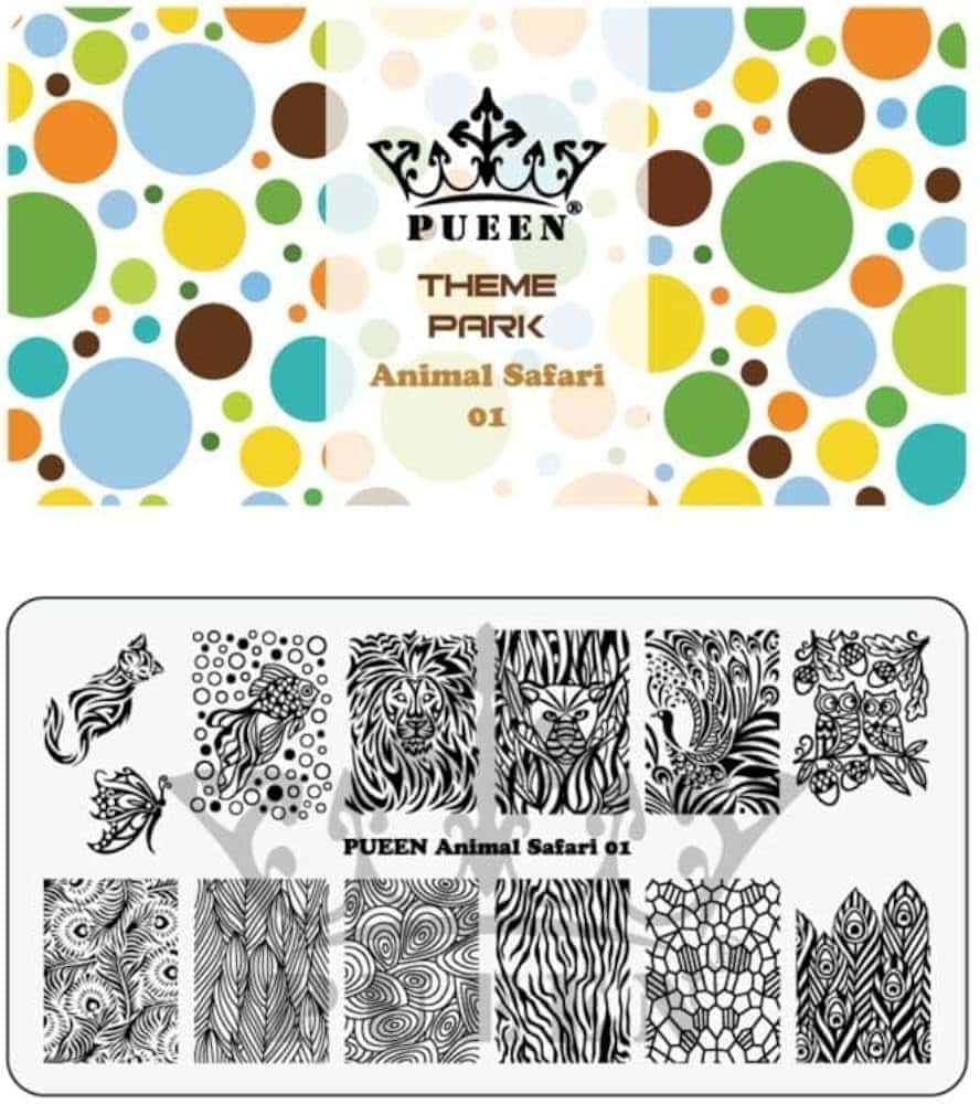 Theme Nail Art Safari