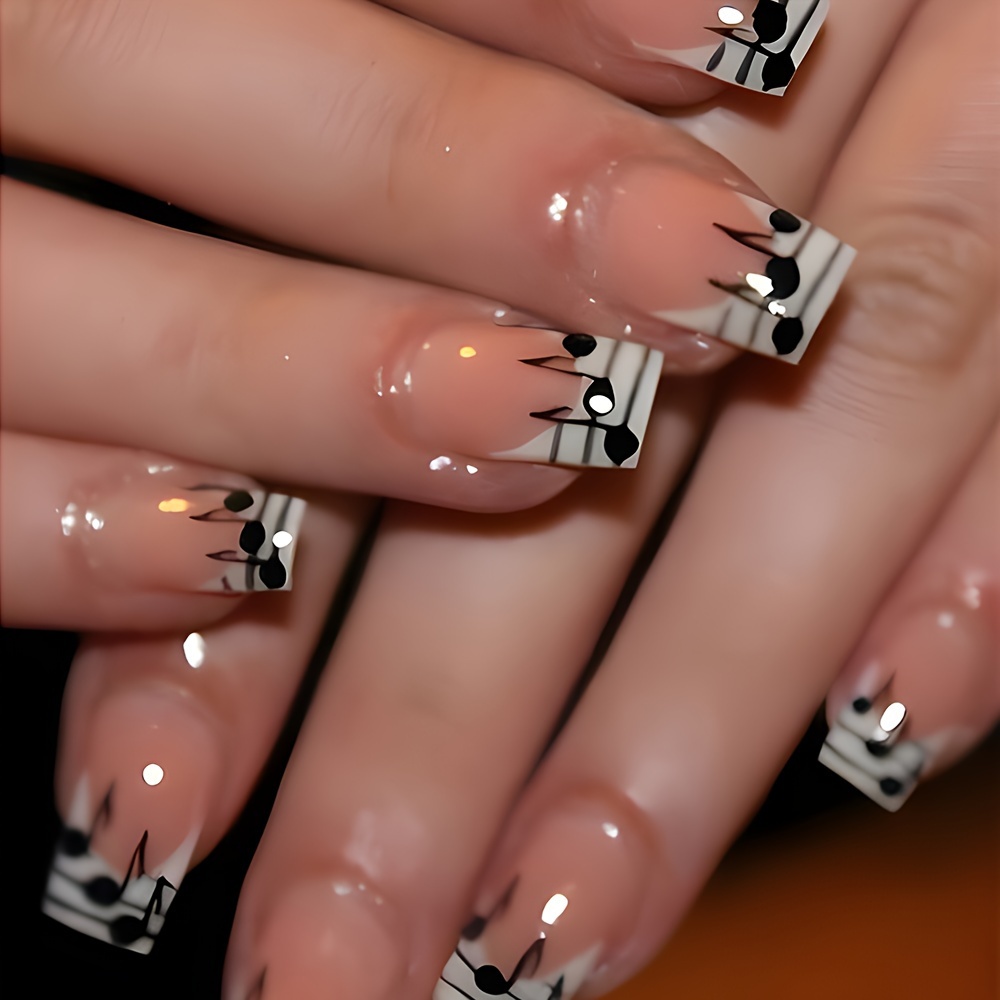 with music nail art
