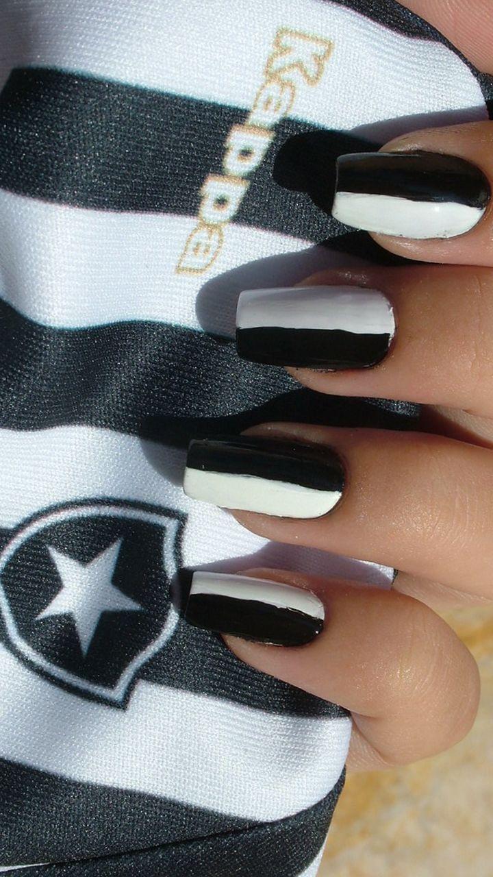unha decorada botafogo