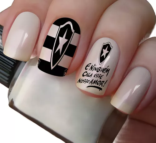 unha decorada botafogo