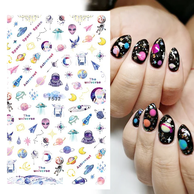 Astronaut Nail Art