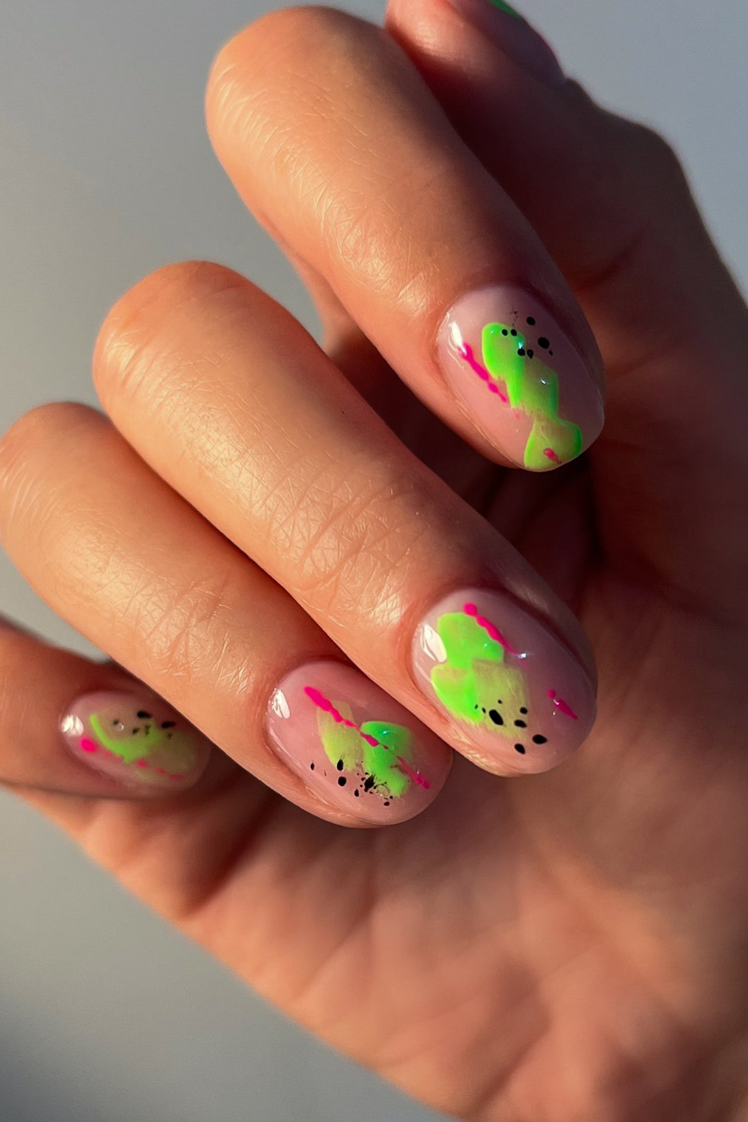 with music nail art
