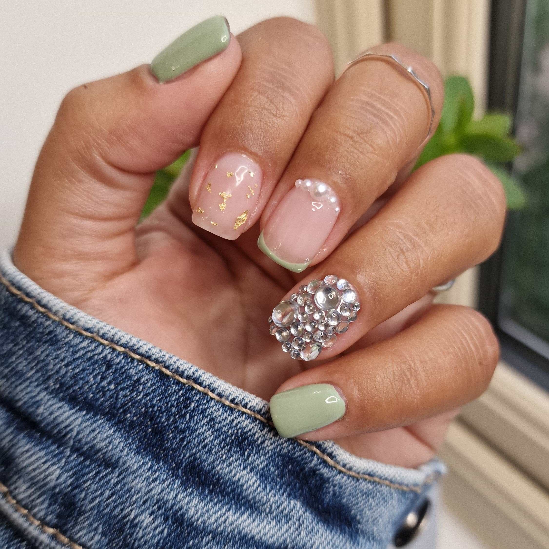 simple gel nail art