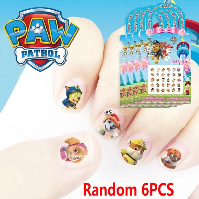 Paw Patrol Nail Art