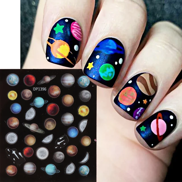 Astronaut Nail Art