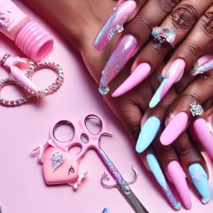 unha decorada barbie