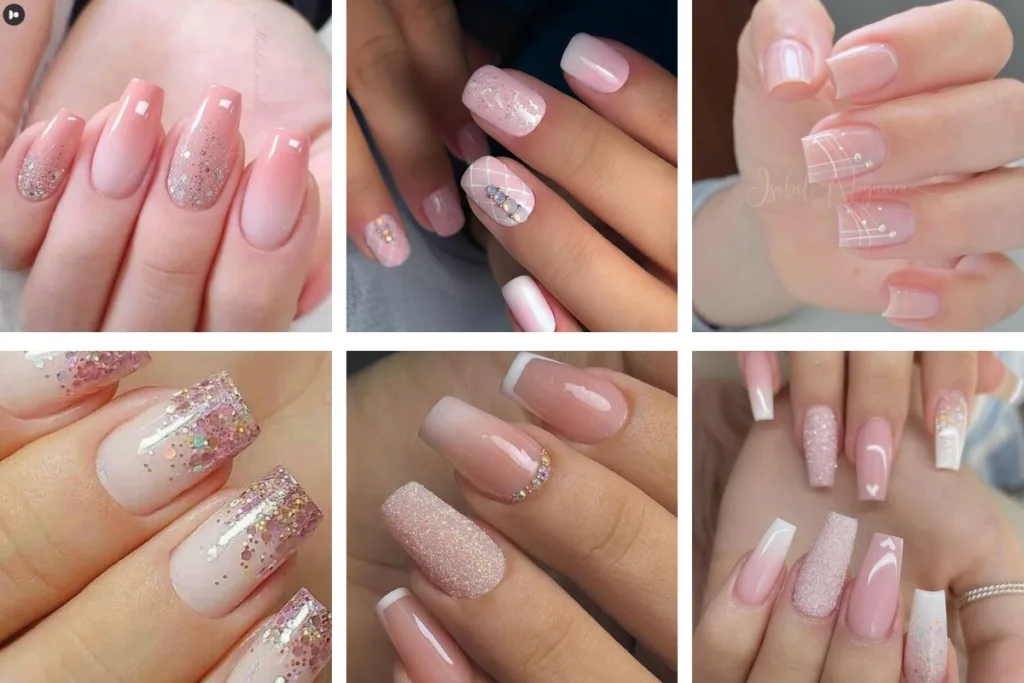 unha decorada simples gel