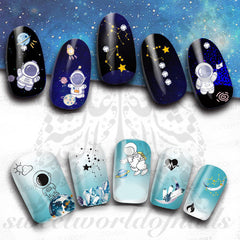 Astronaut Nail Art