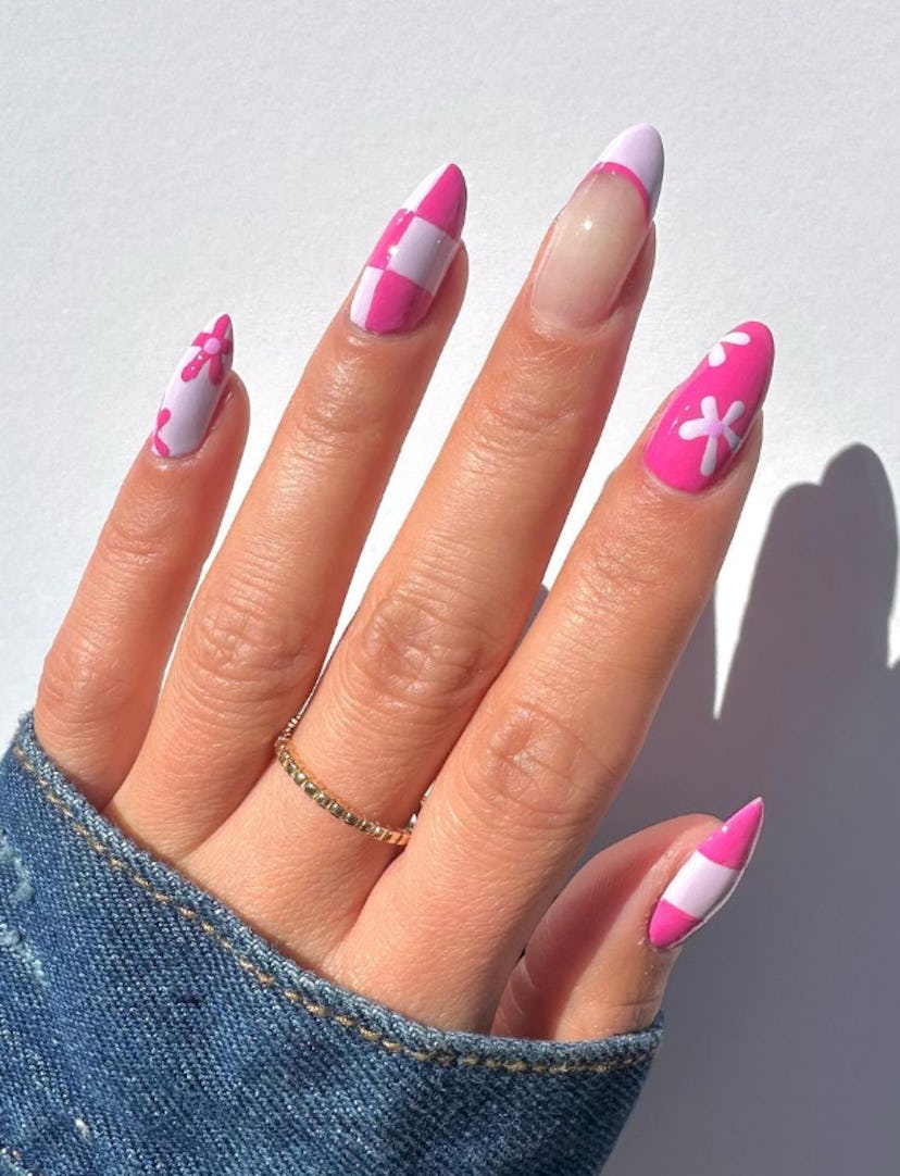 barbie nail art