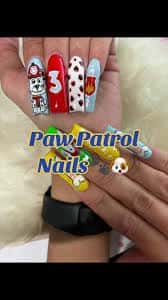Paw Patrol Nail Art