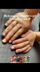 Paw Patrol Nail Art