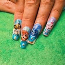 Paw Patrol Nail Art