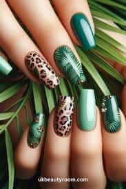 Theme Nail Art Safari