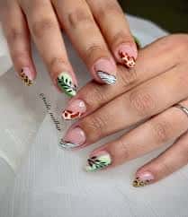 Theme Nail Art Safari