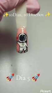 Astronaut Nail Art