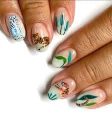 Theme Nail Art Safari