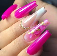 unha decorada simples gel