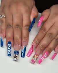 Paw Patrol Nail Art