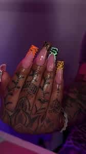 Theme Nail Art Safari