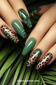 Theme Nail Art Safari
