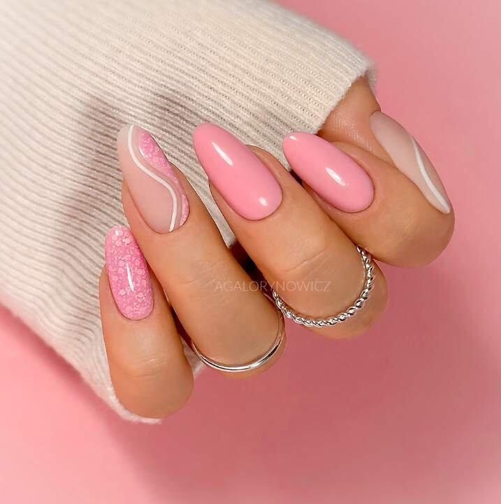 simple gel nail art