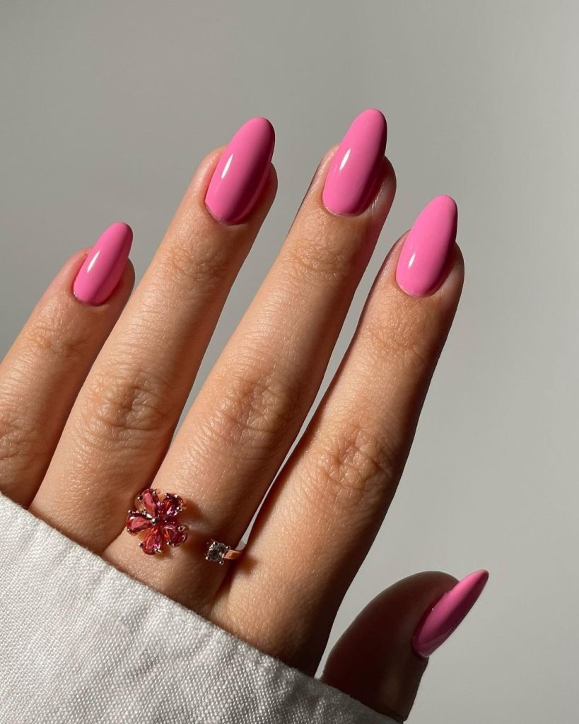 Unha Decorada Rosa 2023