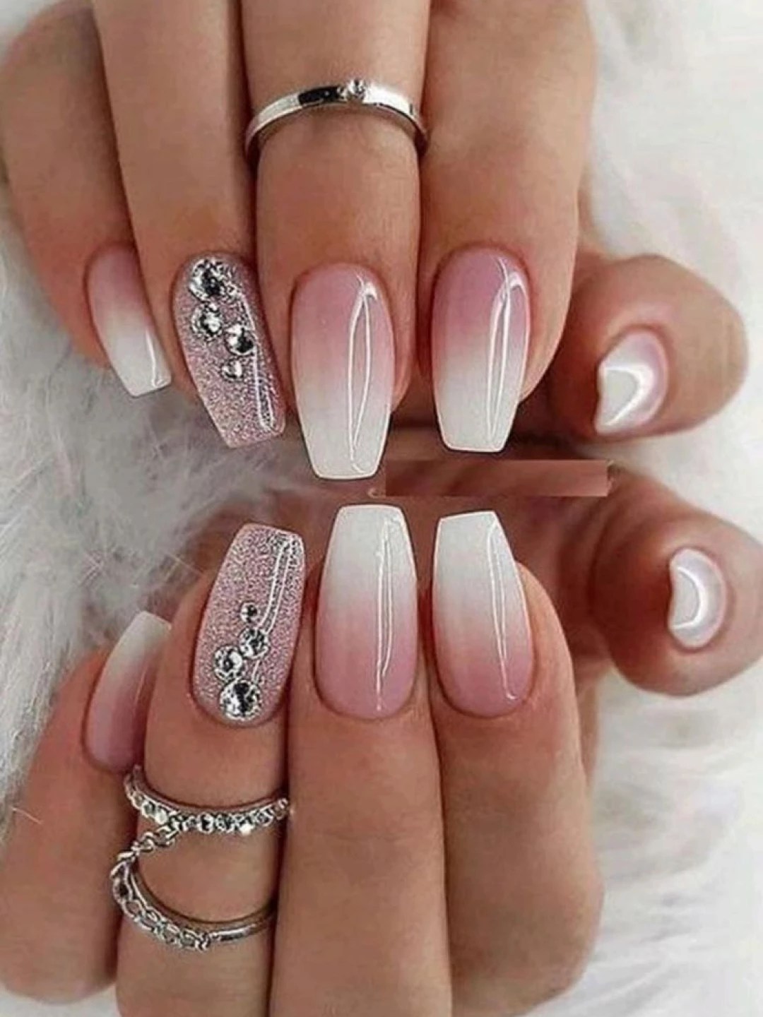 unha decorada simples gel