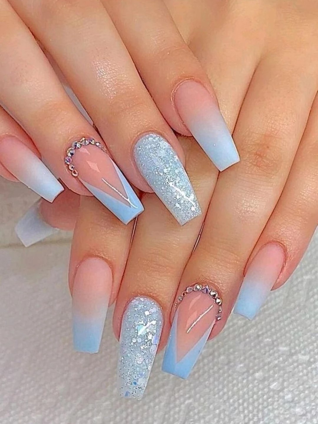 unha decorada simples gel