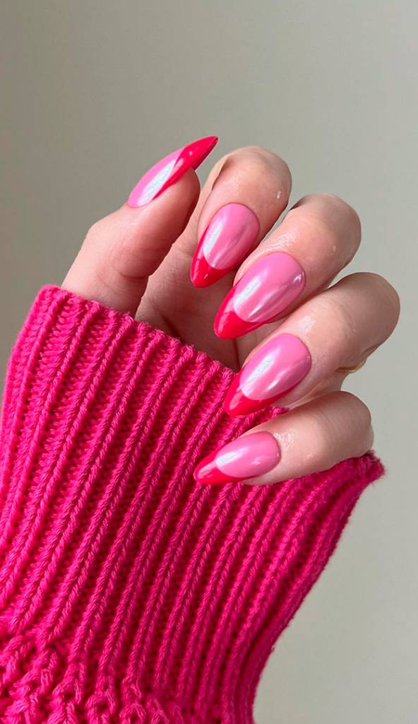 Unha Decorada Rosa 2023