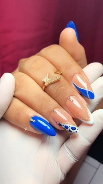 unha decorada simples gel