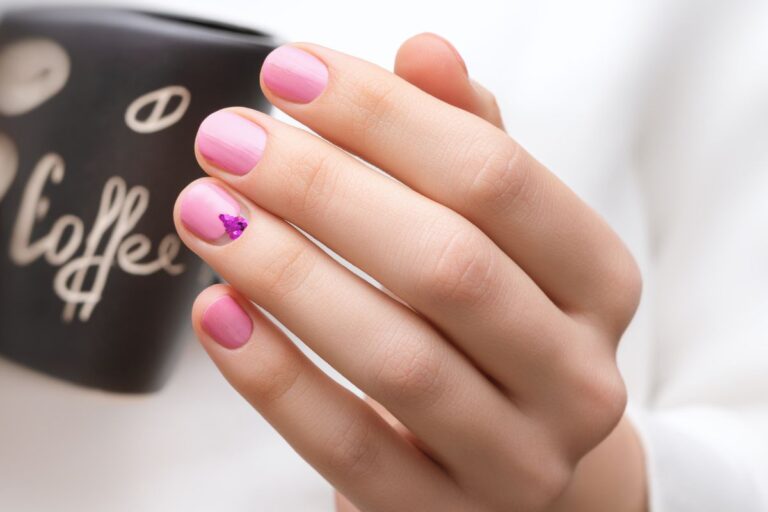 Unha Decorada Simples Gel