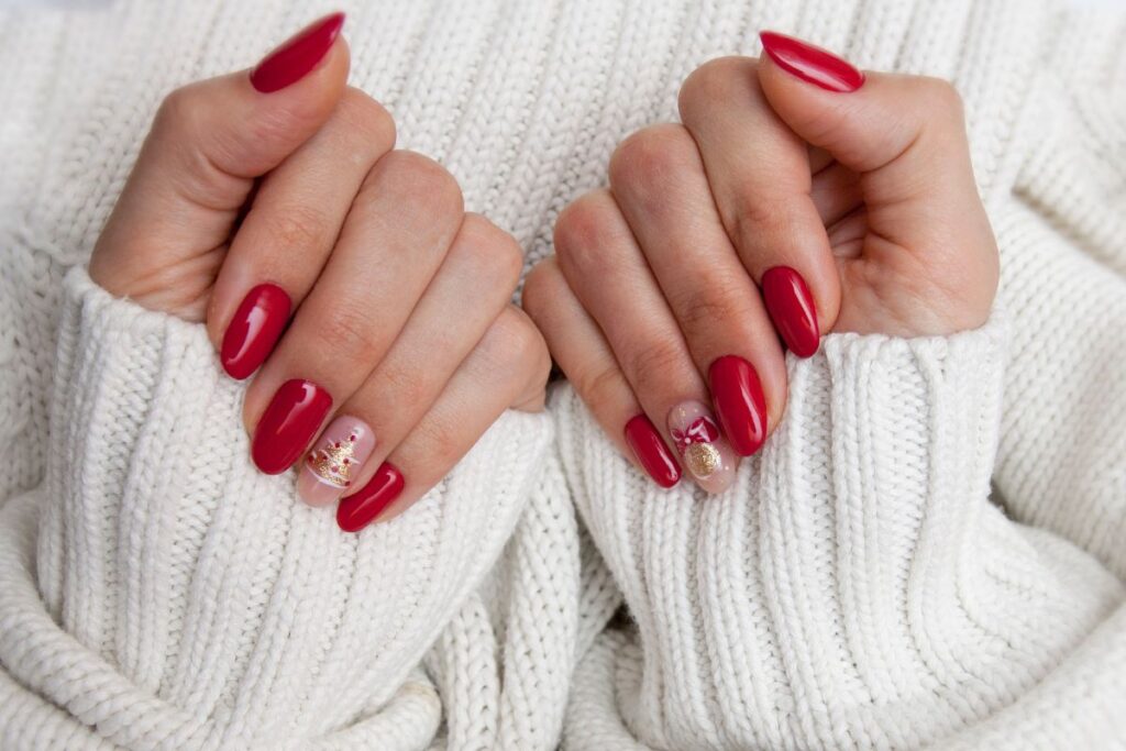 Unhas em gel decoradas