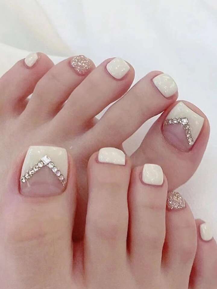 Unha Decorada Bege