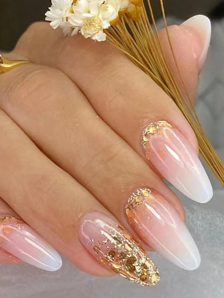 Unha Decorada Almond